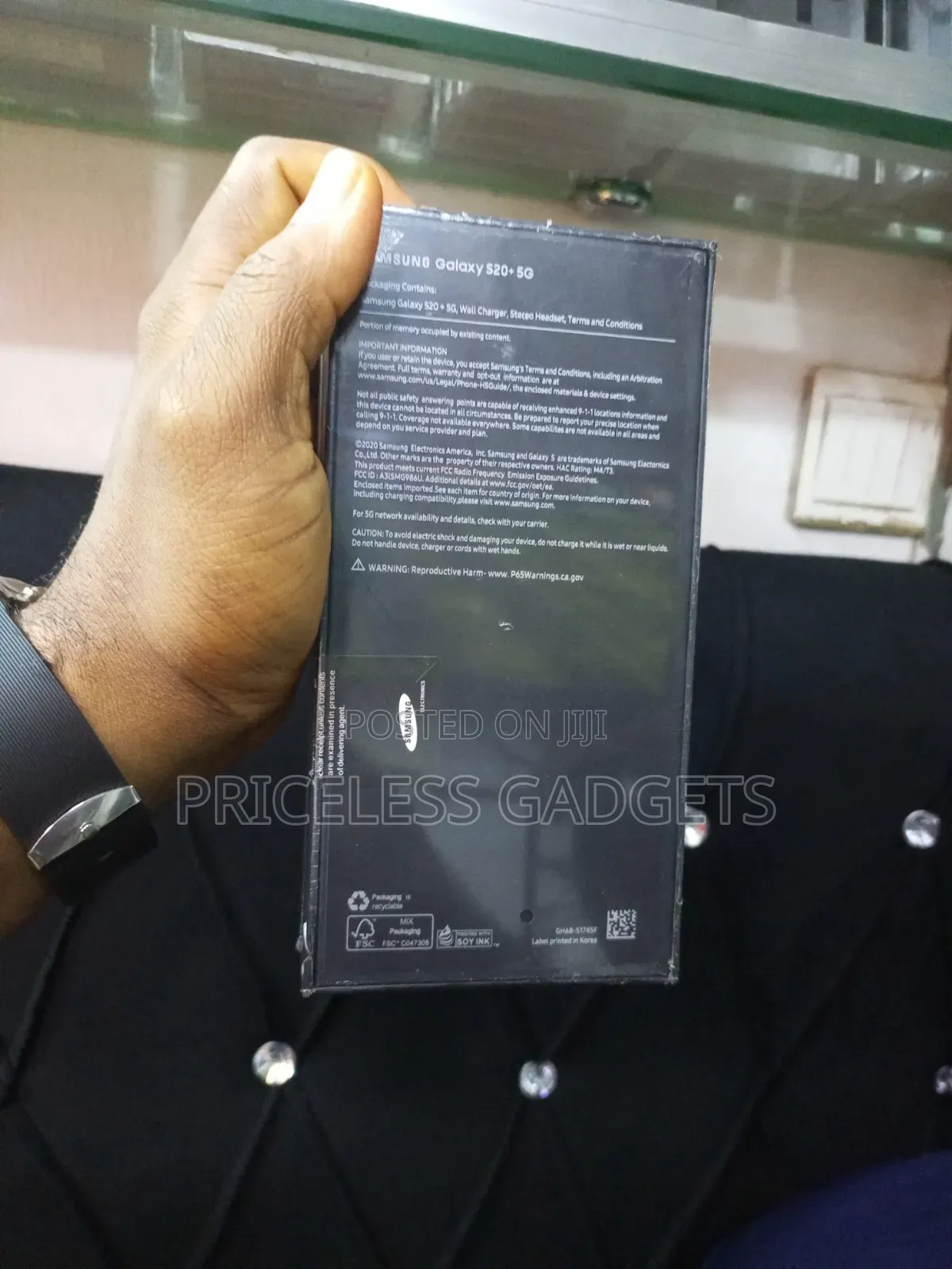 New Samsung Galaxy S20+ 5G 256 GB Blue