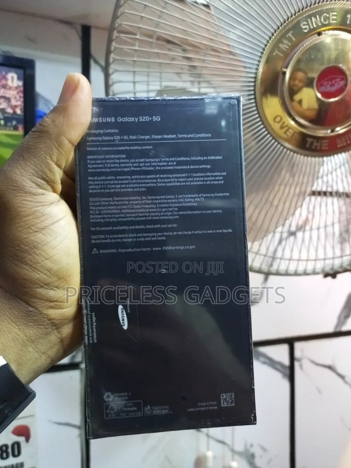 New Samsung Galaxy S20+ 5G 256 GB Blue