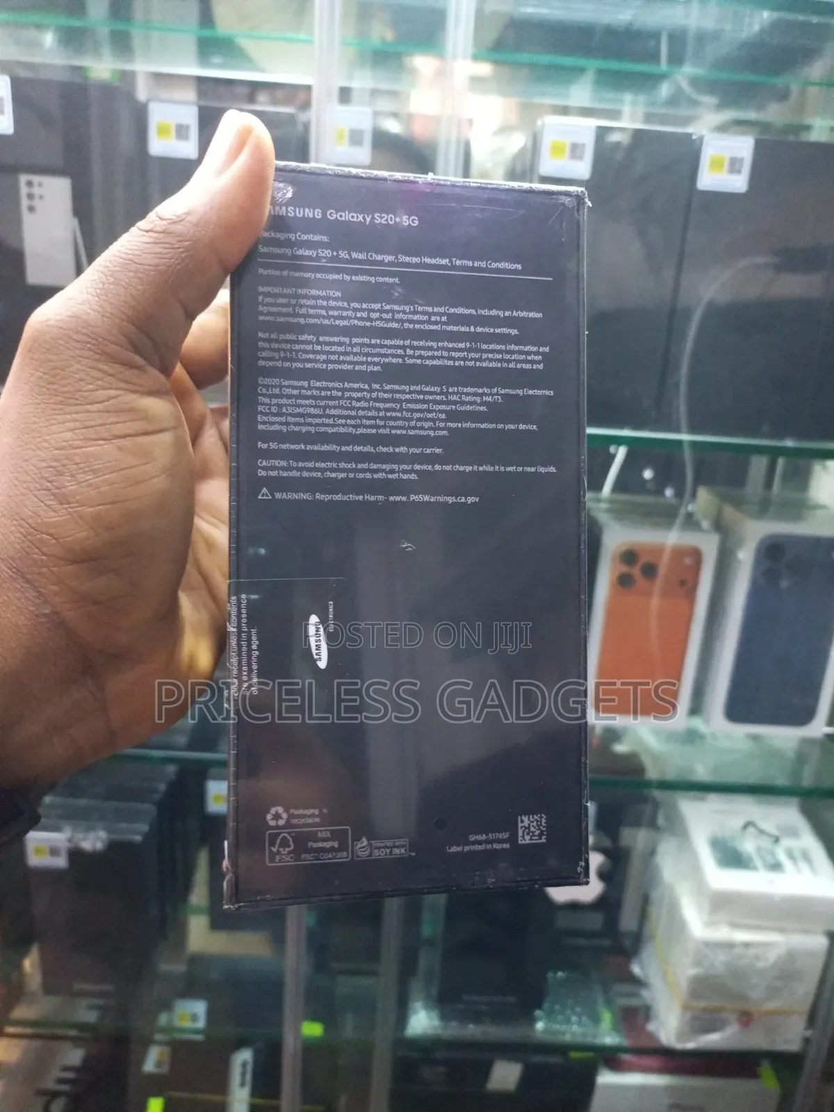 New Samsung Galaxy S20+ 5G 128 GB Black