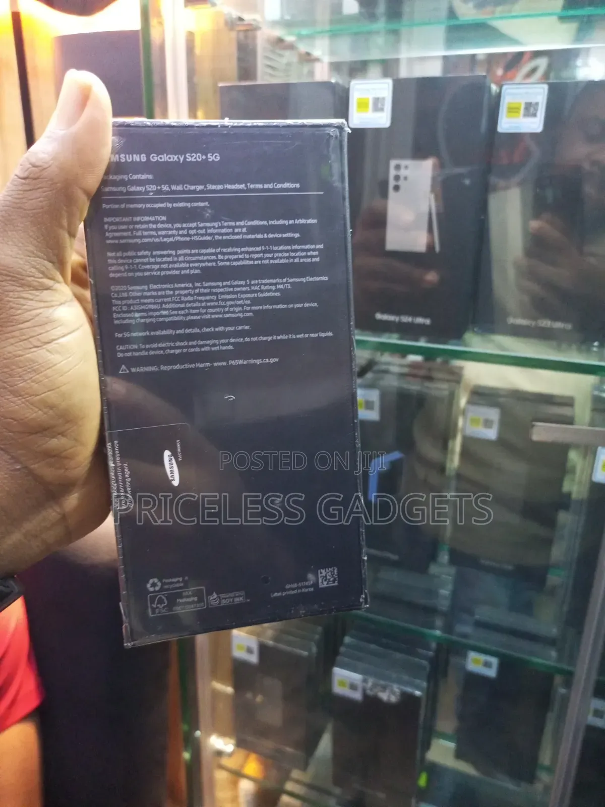 New Samsung Galaxy S20+ 5G 128 GB Black