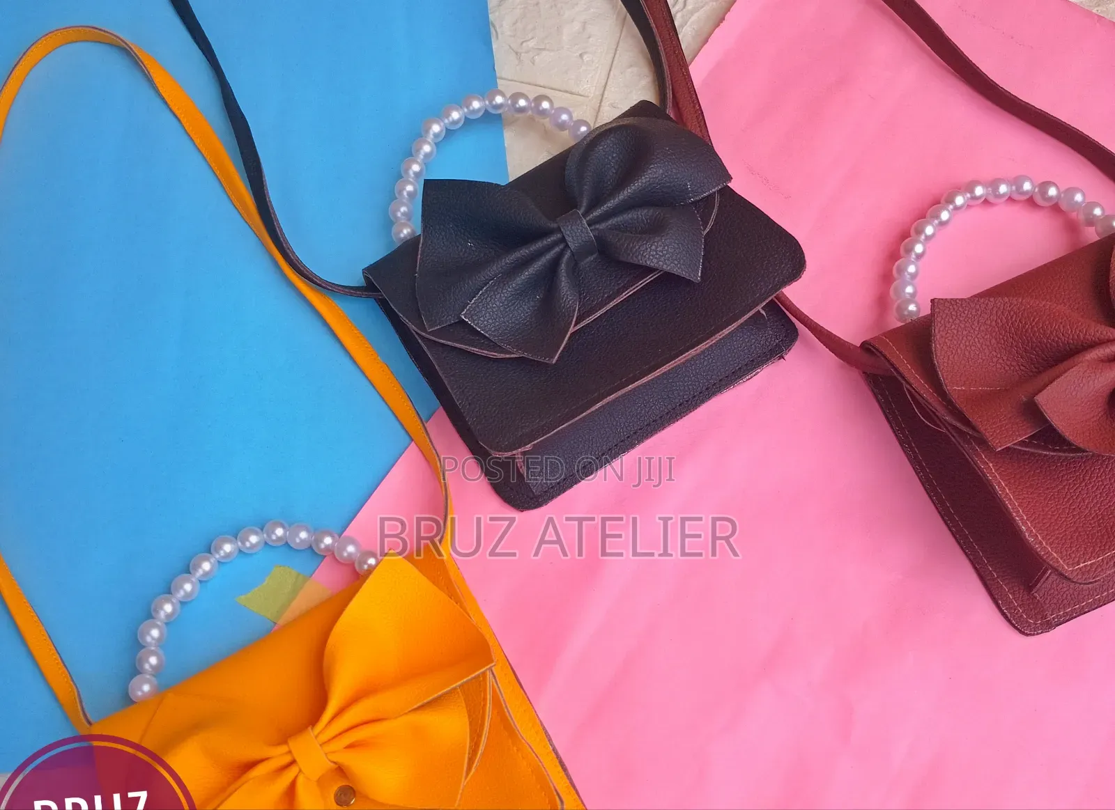 Elegant Bow Crossbody Handbag for Kids