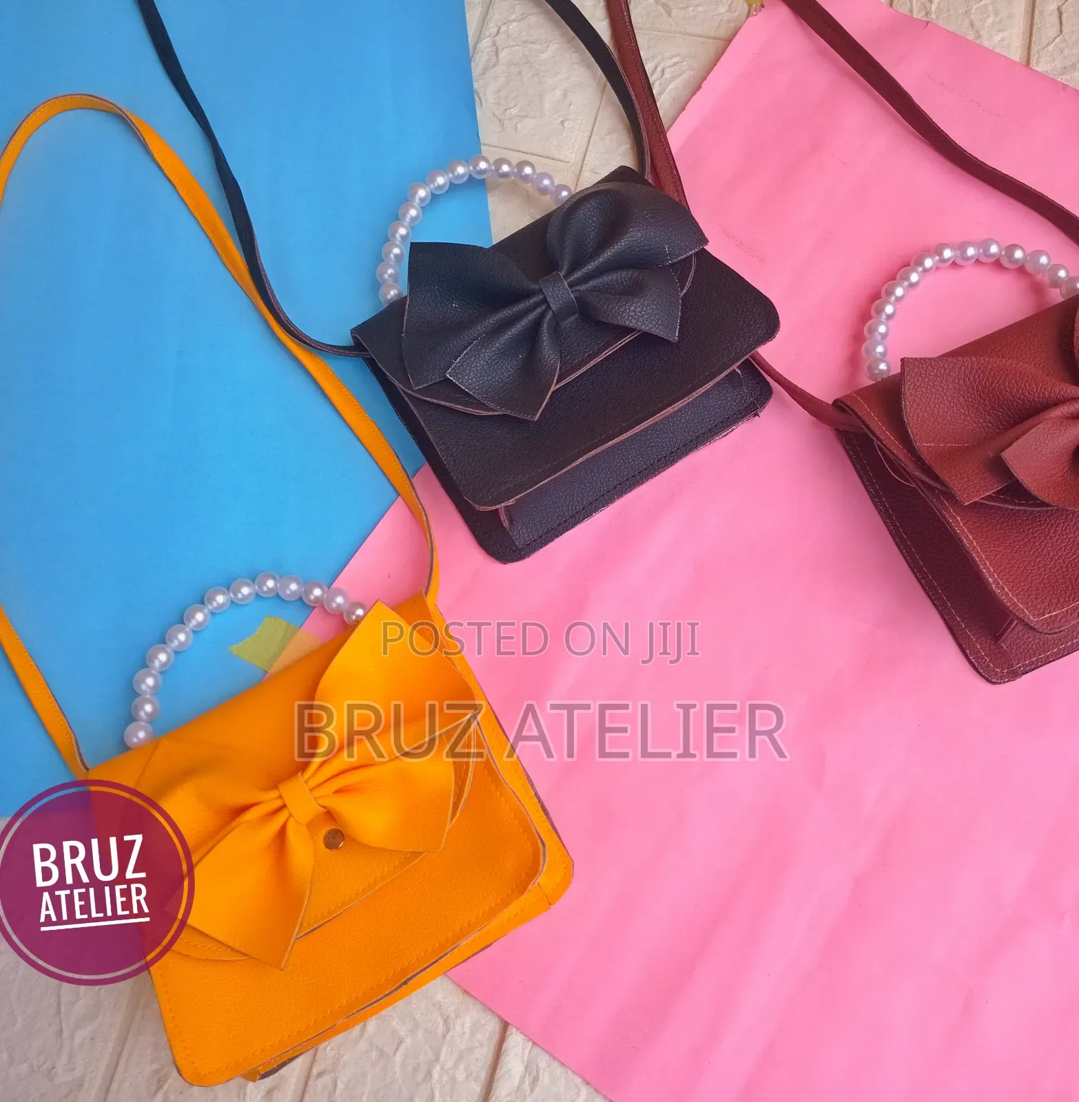 Elegant Bow Crossbody Handbag for Kids