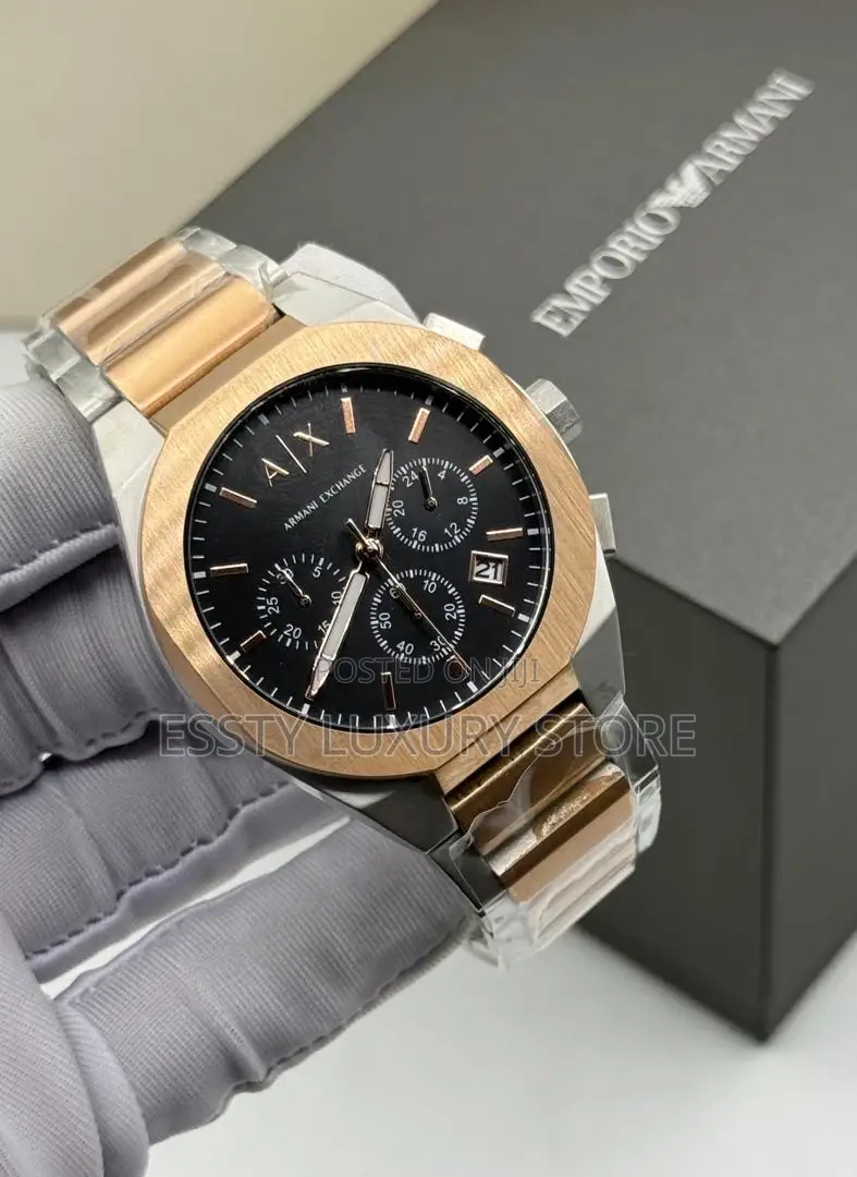 Armani Exchange Quality Luxury Men Stainless Steel Wristwatch