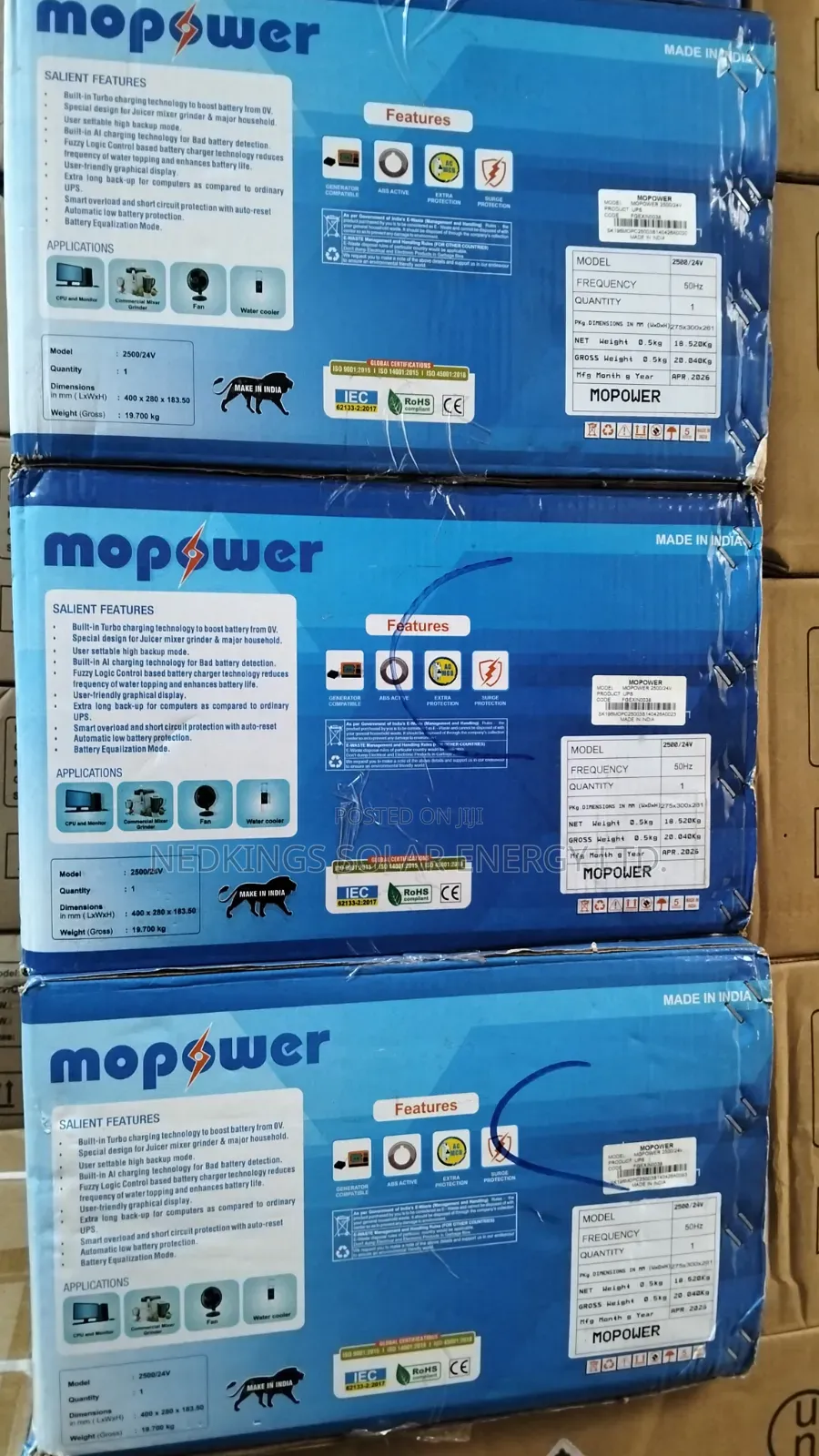 2.5kva 24v Mopower Inverter Wall Mount