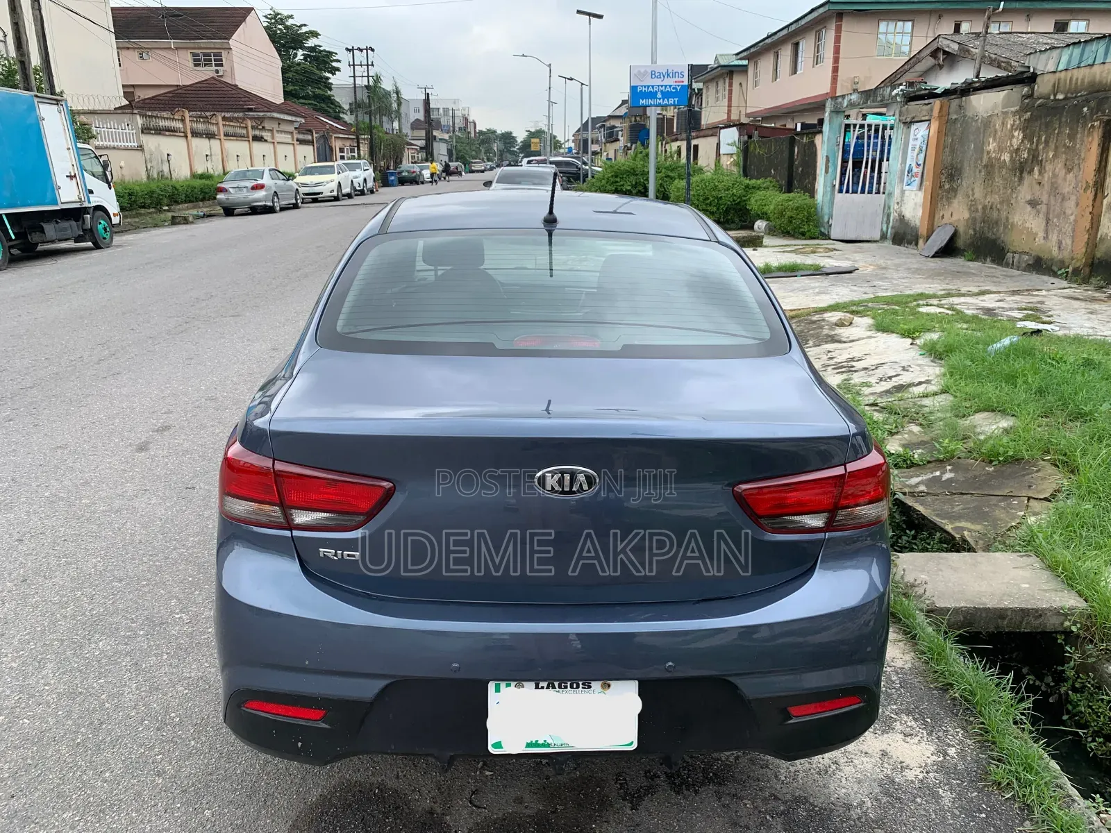 Kia Rio S Sedan 2020 Blue