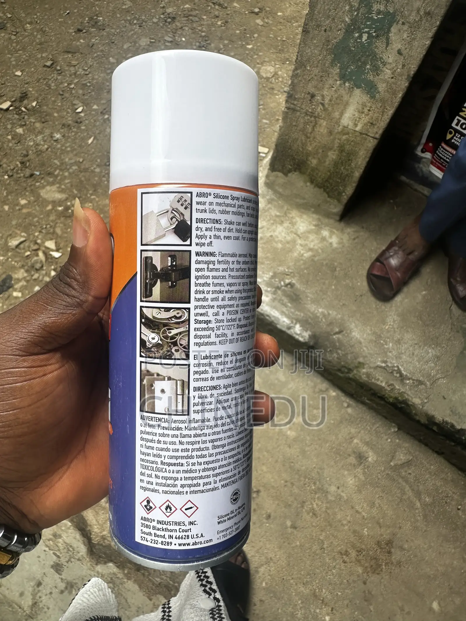 Abro Silicone Spray Lubricant