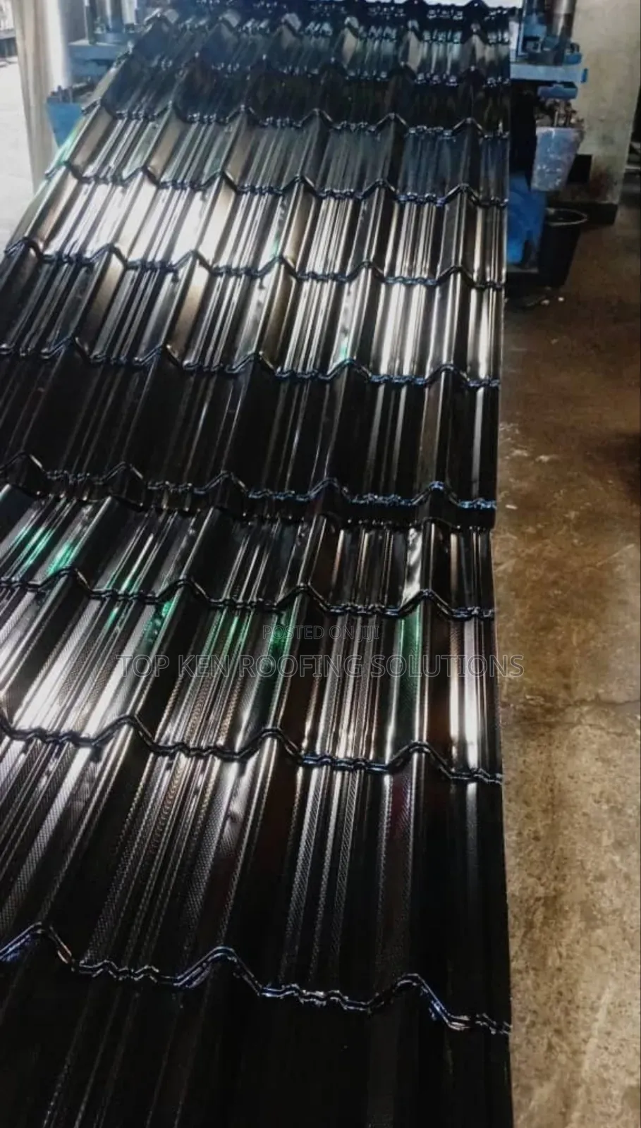 0.55 T/Black Steptiles Aluminium Roofing Sheets