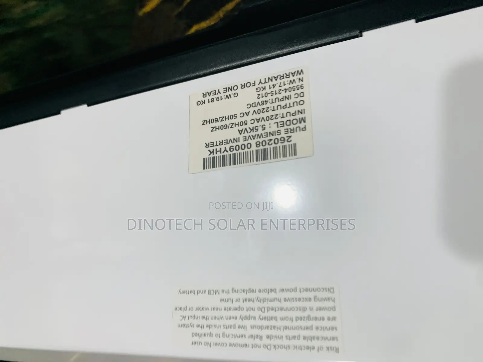5.5kva 48v Yohako Solar Inverter Available