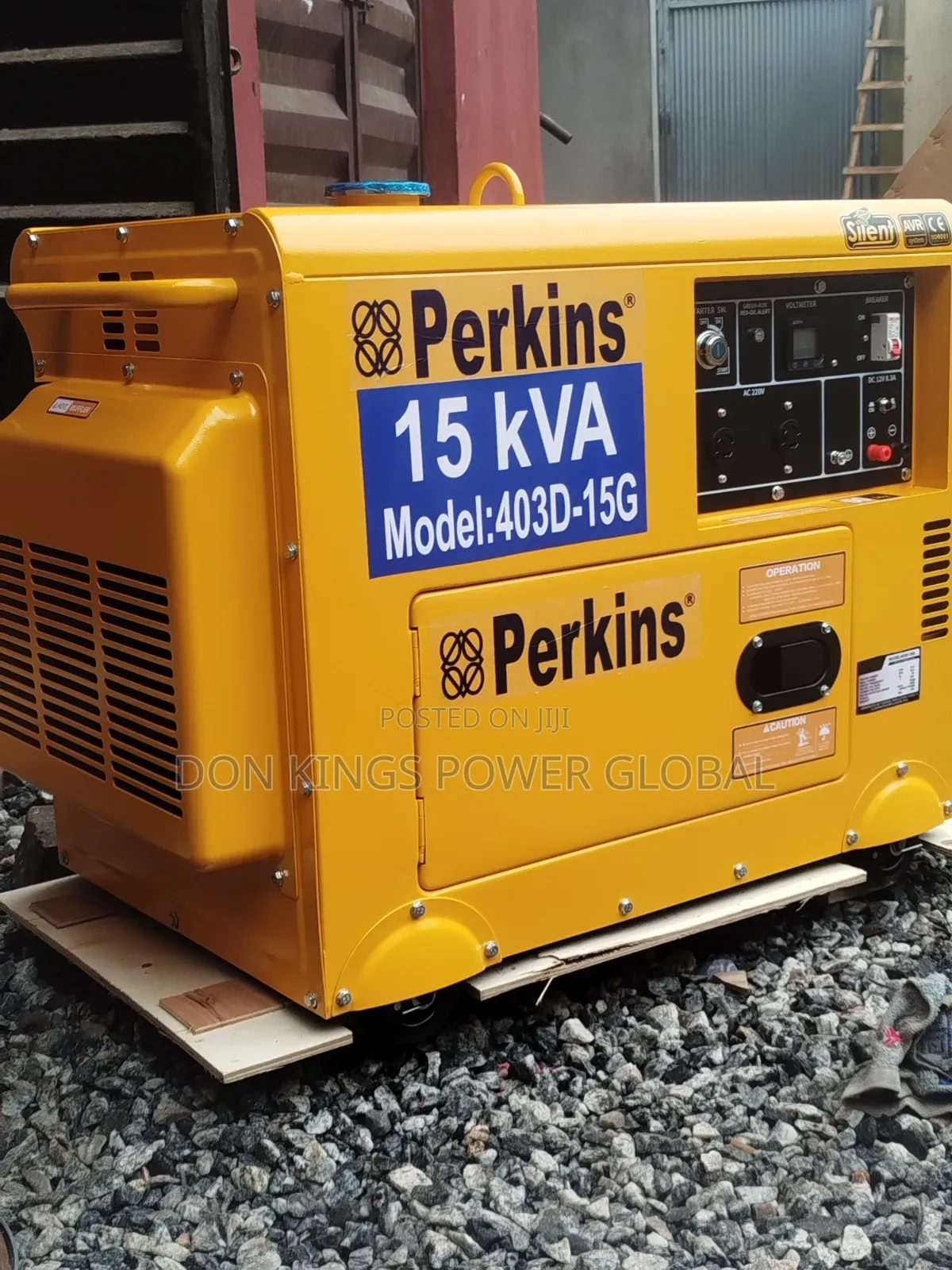 Perkins 15kva Heavy-Duty Generator Set for Home, Business