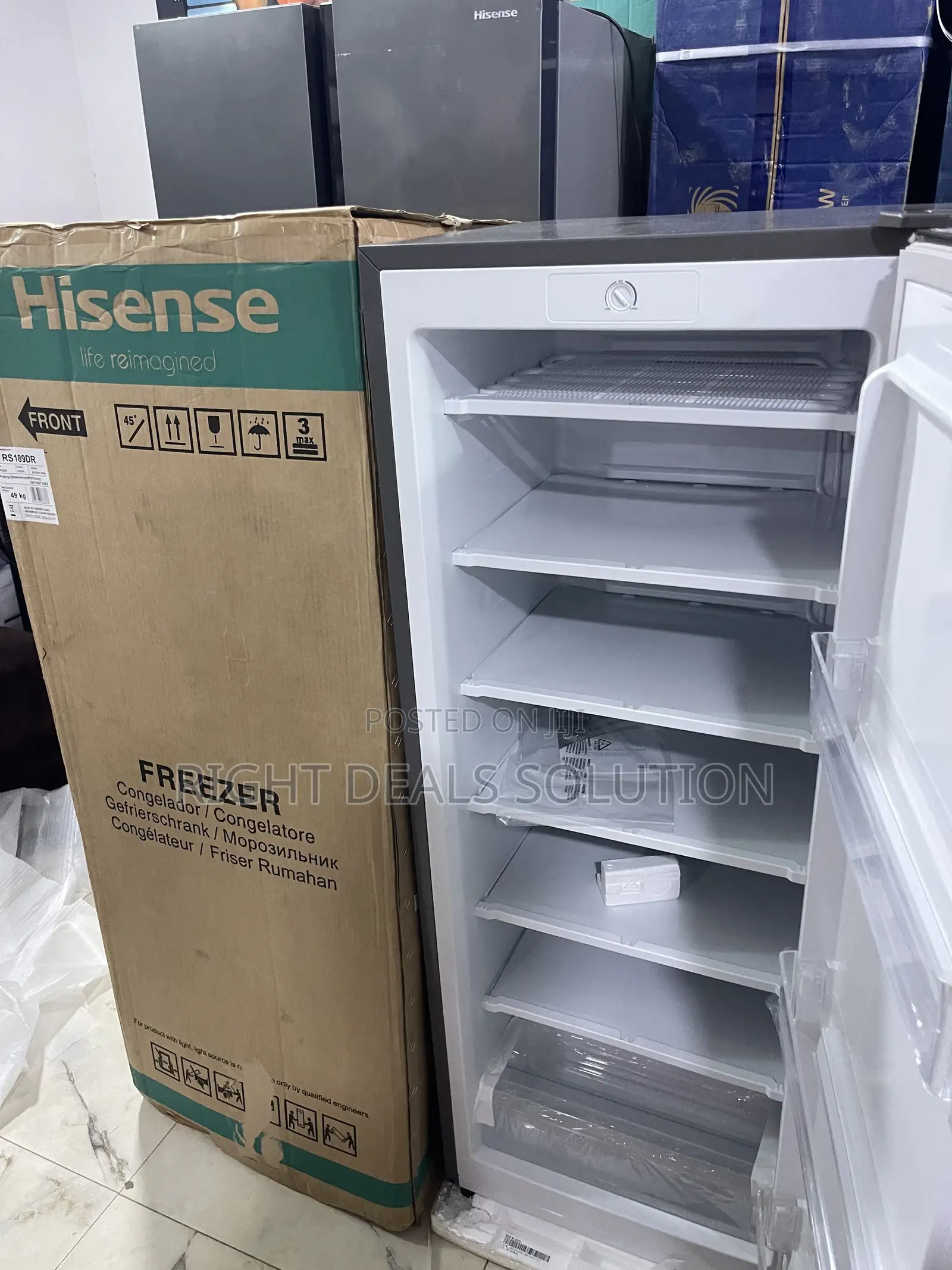 Brand New Hisense Rs189dr Refrigerator With Low Power Consumption