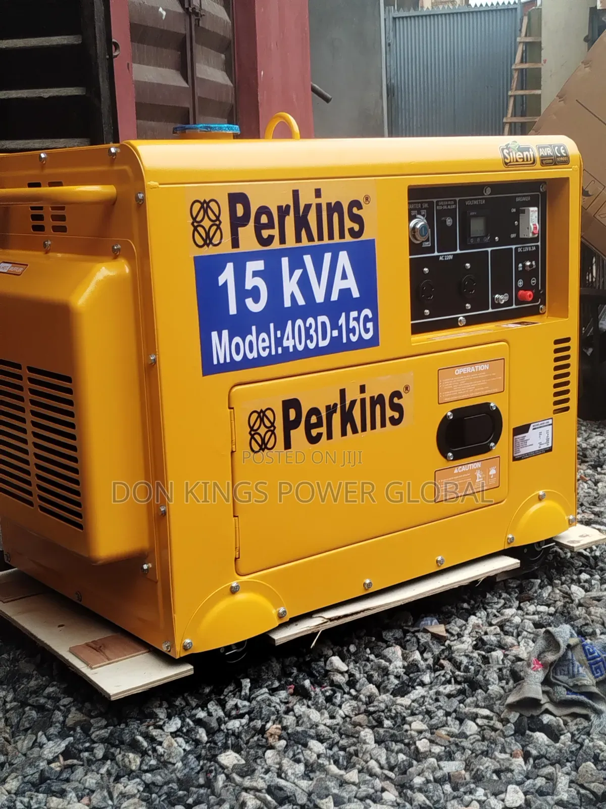 Perkins 15kva Electric Start Generator House and Business