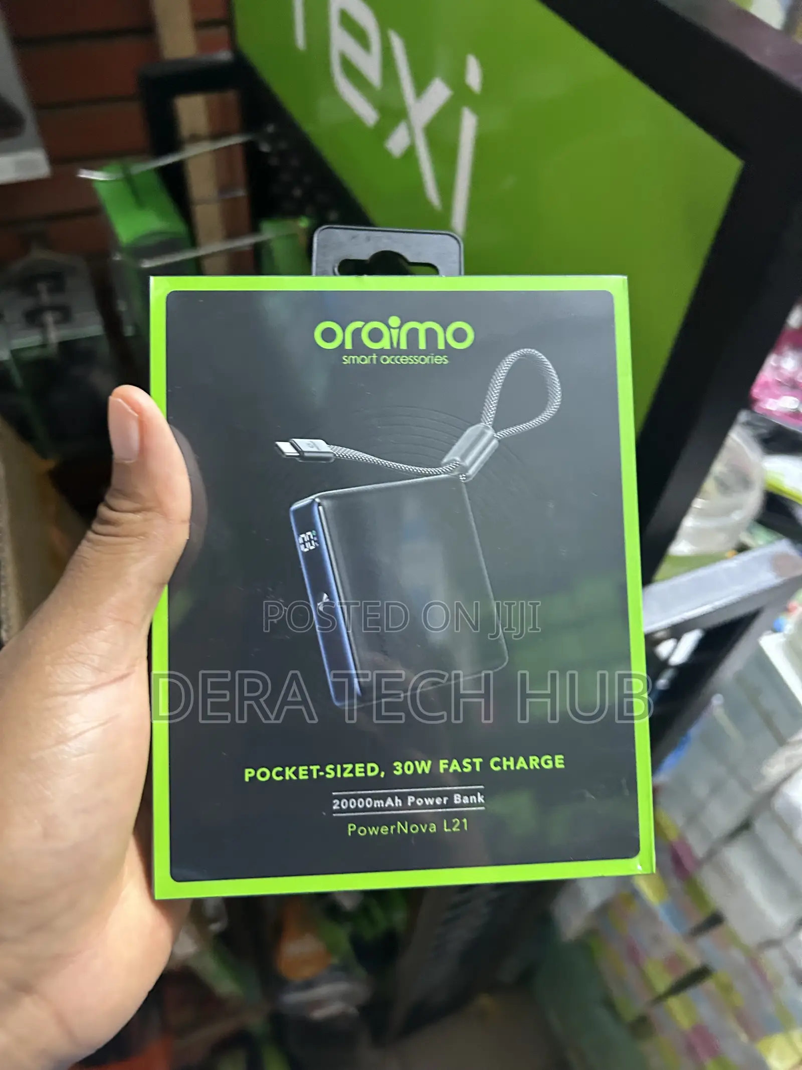 Oraimo Pocket Sized,30w Fast Charging