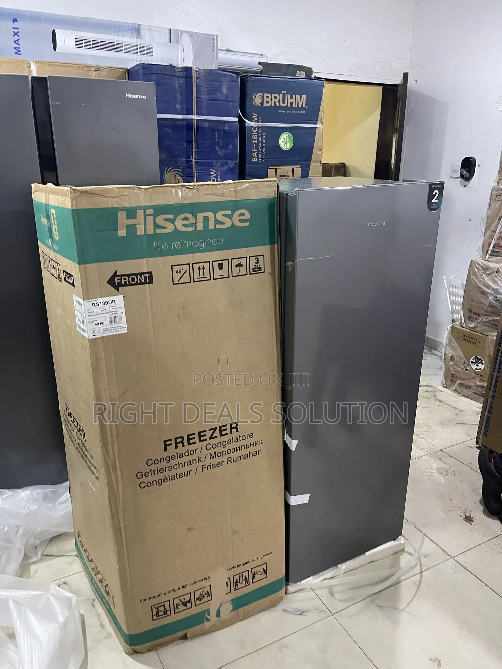 Brand New Hisense Rs189dr – Compact Size, Great Storage