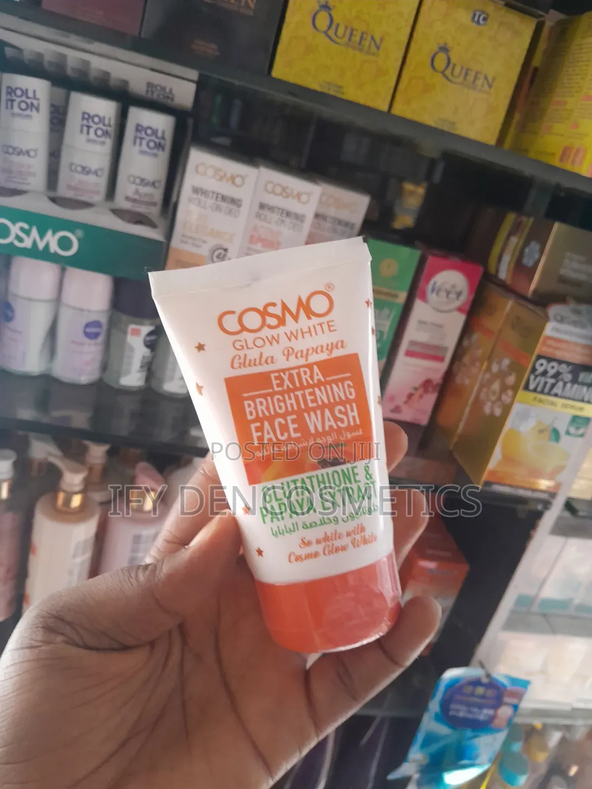 Cosmo Glow White Miss Beauty Lightening Face Wash.