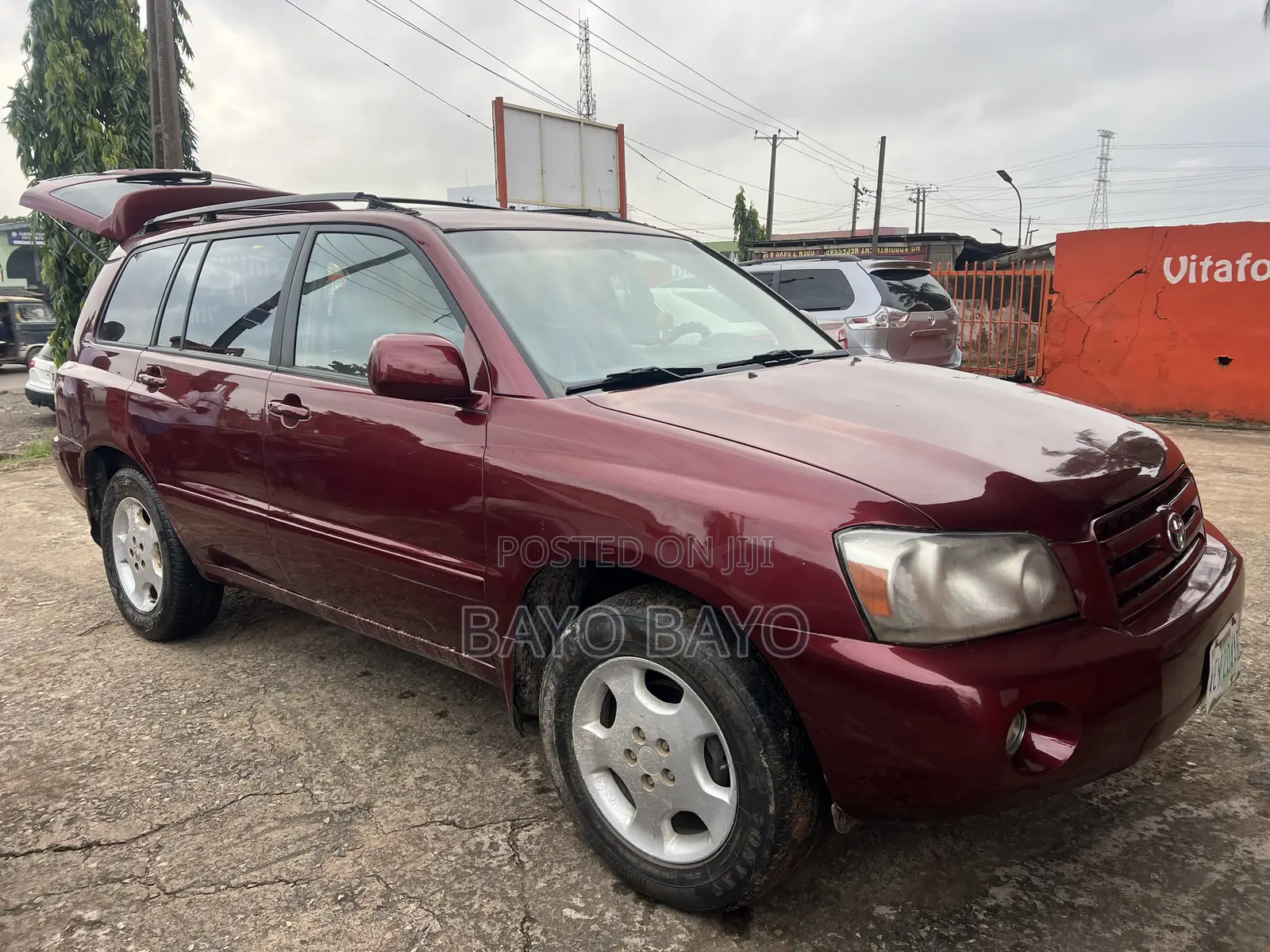 Toyota Highlander Limited V6 2007 Red