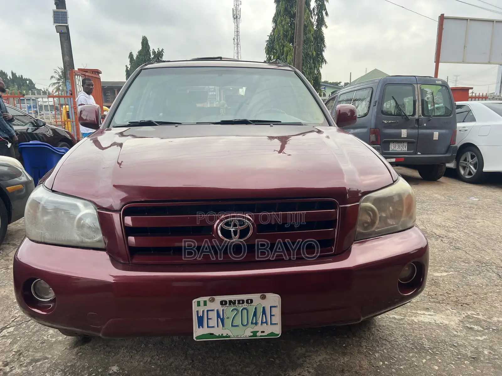 Toyota Highlander Limited V6 2007 Red