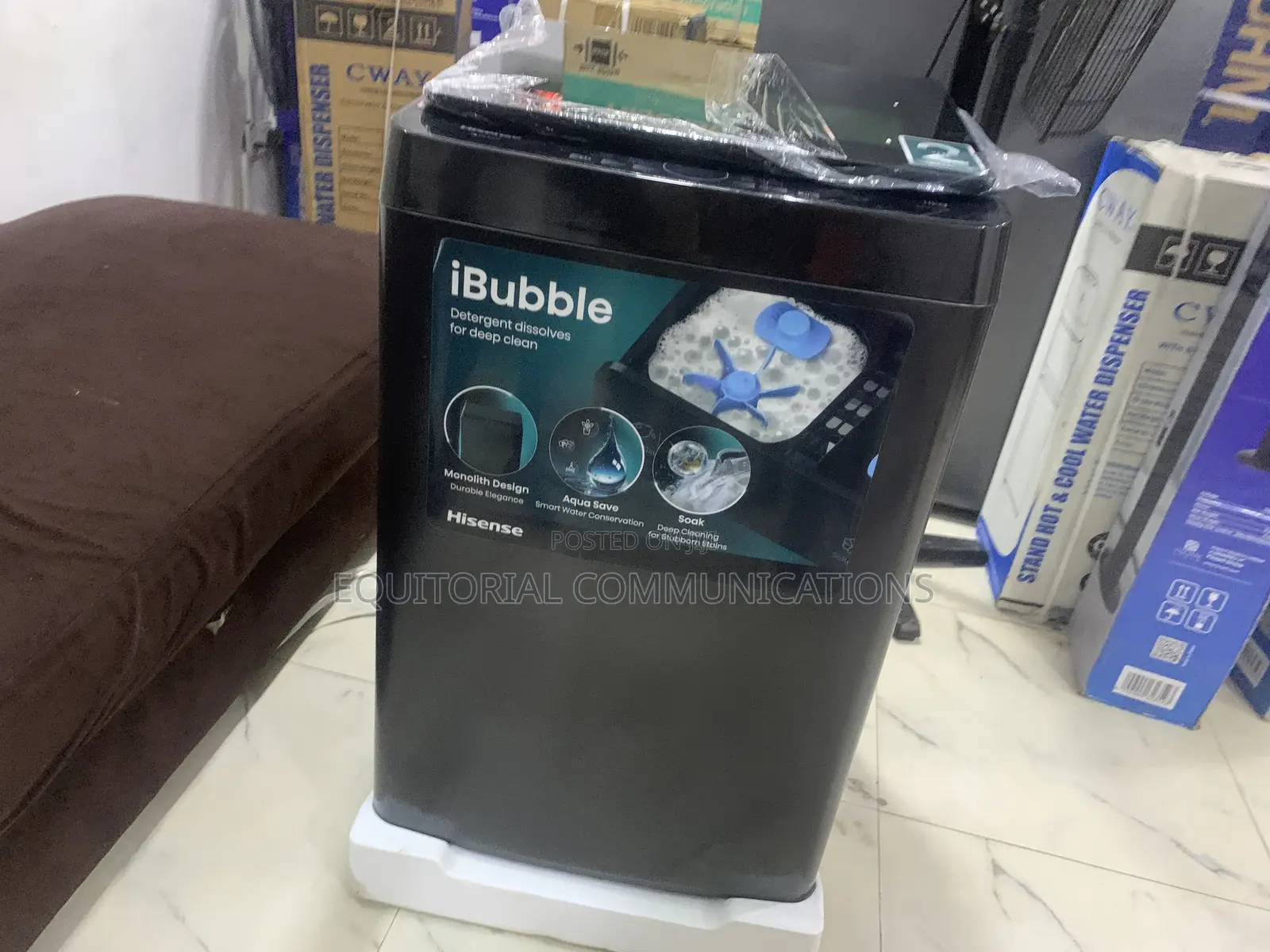 Hisense 11kg Smart Washer With Premium Black Finish - Wt3k1123ubw
