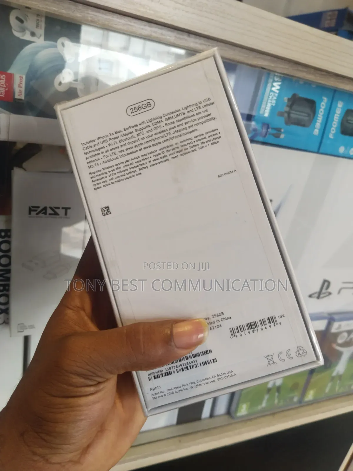 New Apple iPhone XS Max 256 GB Gray