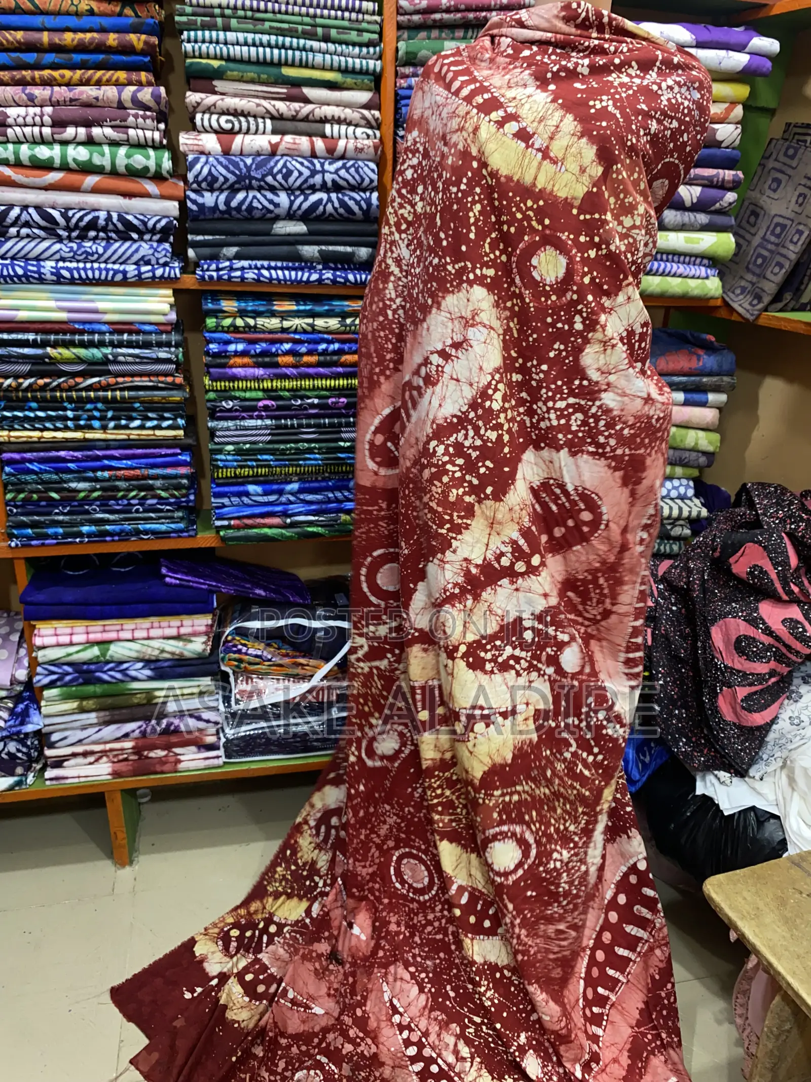 Hand-Made Quality Adire Crepe