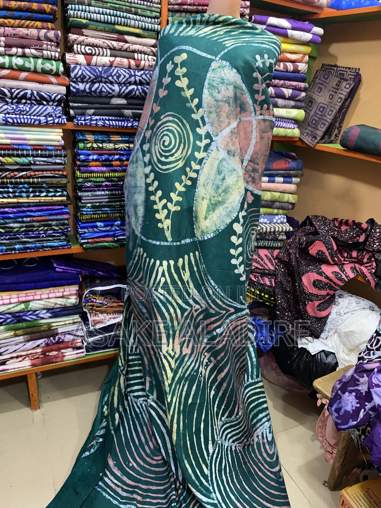 Hand-Made Quality Adire Crepe
