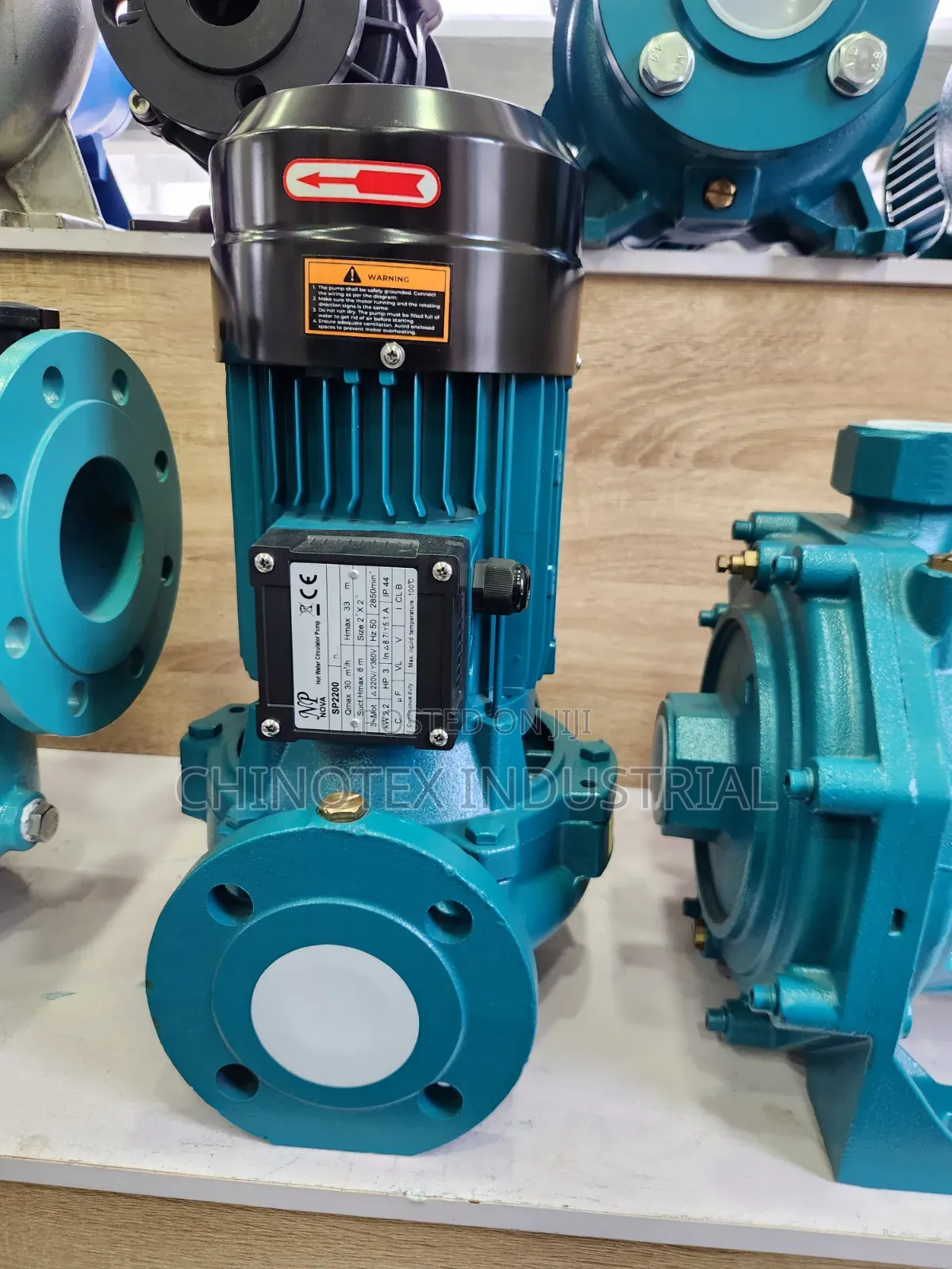 Nova 3hp Inline Transfer Centrifugal Water Pump 2.2kw