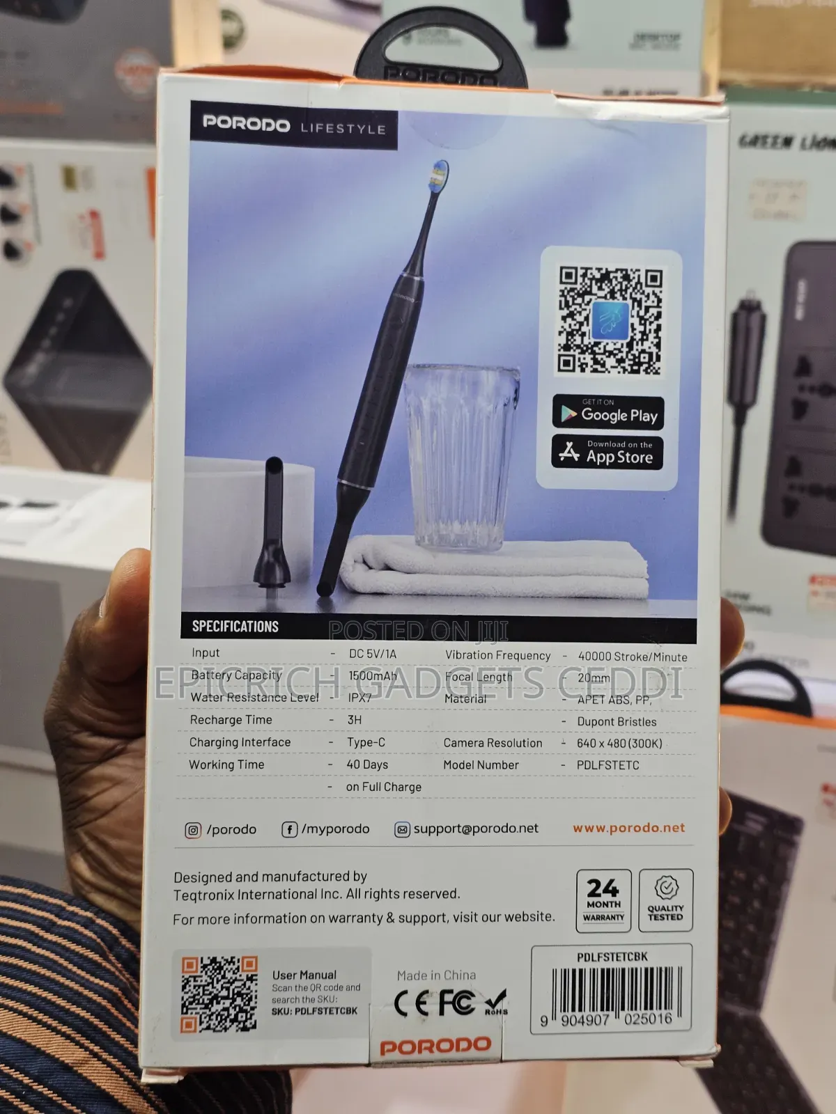 Smart Sonic Visual Electric Rechargeable Toothbrush