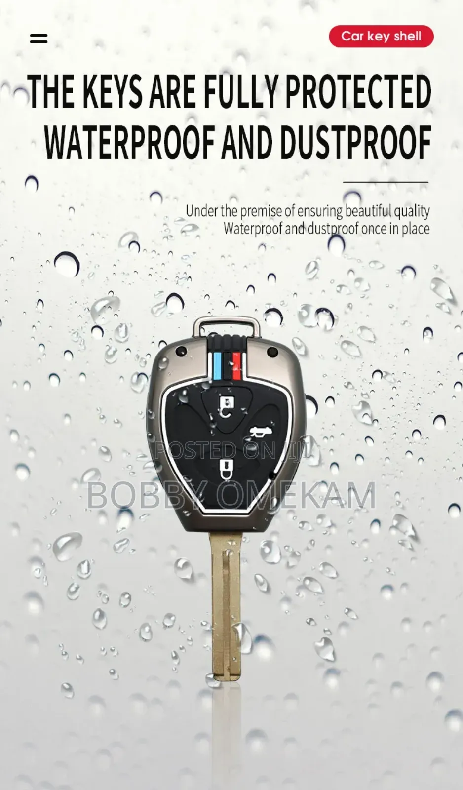 Heavy Duty Car Key Metal Case