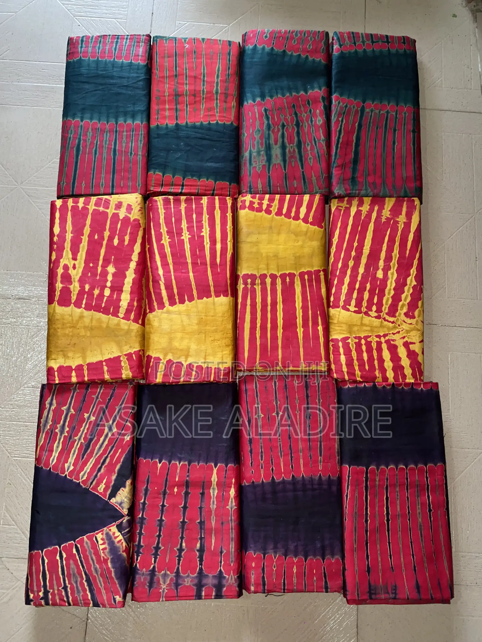 Adire Design Crack and Tie Dye