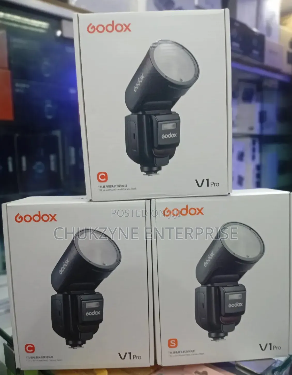 Godox V1 Pro TTL Li-on Round Head Camera Flash