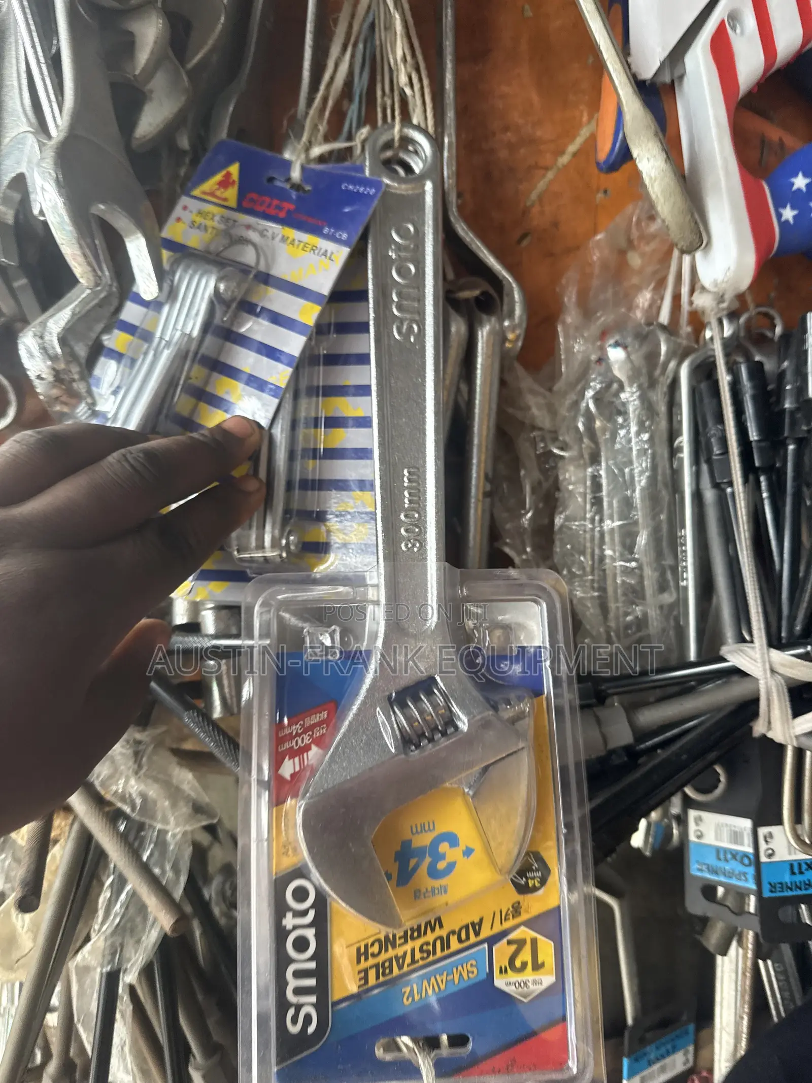 Smato Brand 12-inch (300mm) Adjustable Wrench.