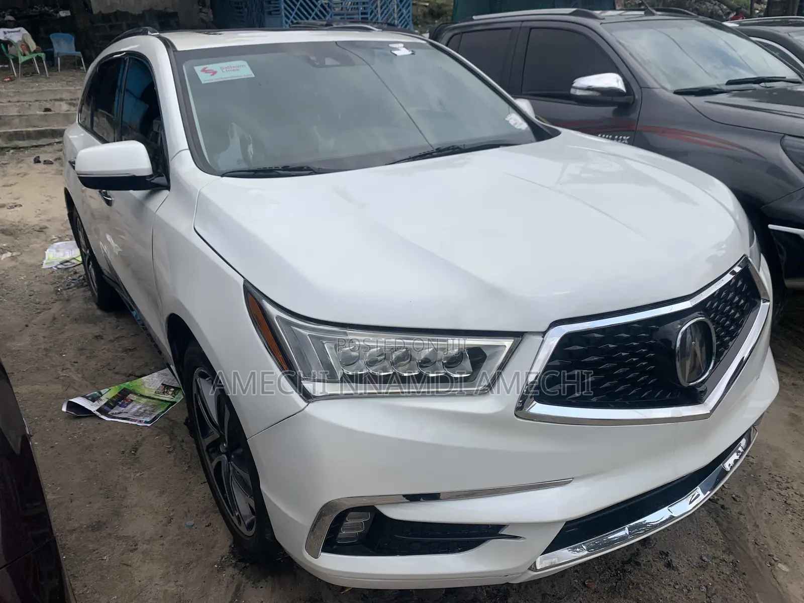 Acura MDX w/Advance & Ent. Pkgs SH-AWD 2018 White