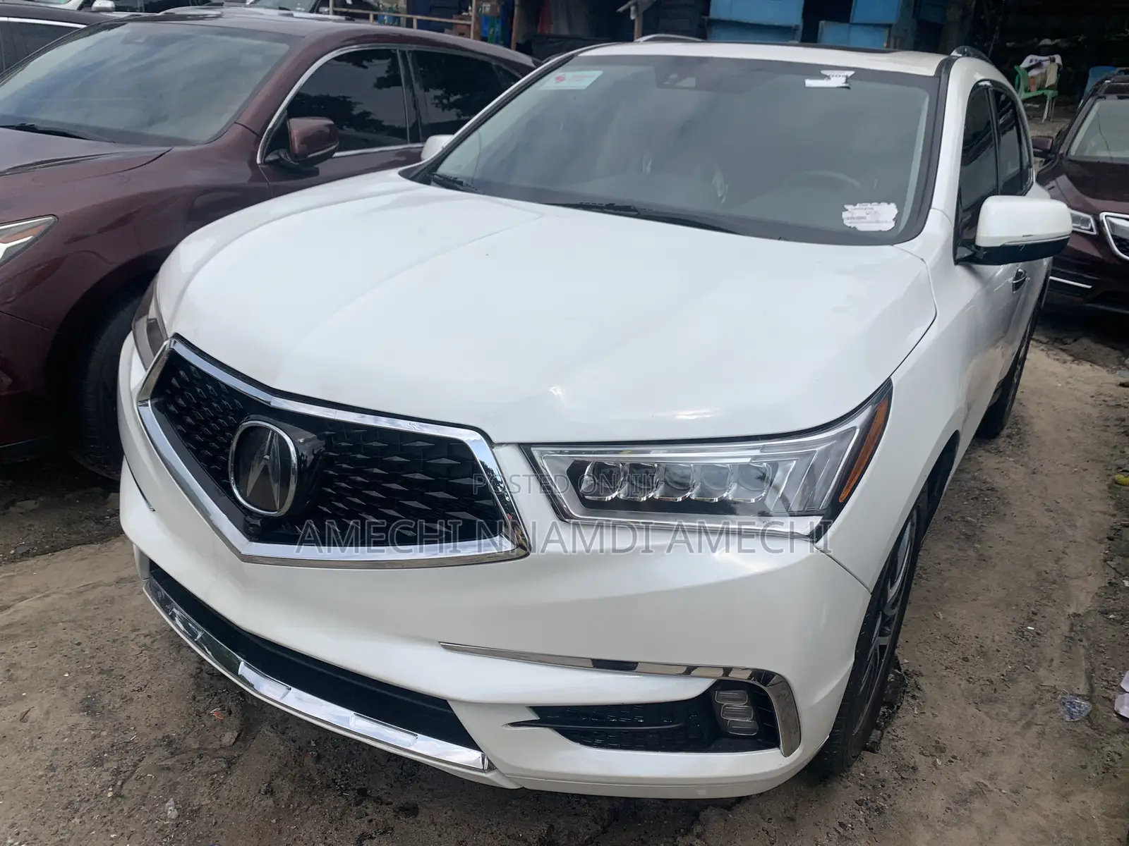 Acura MDX w/Advance & Ent. Pkgs SH-AWD 2018 White