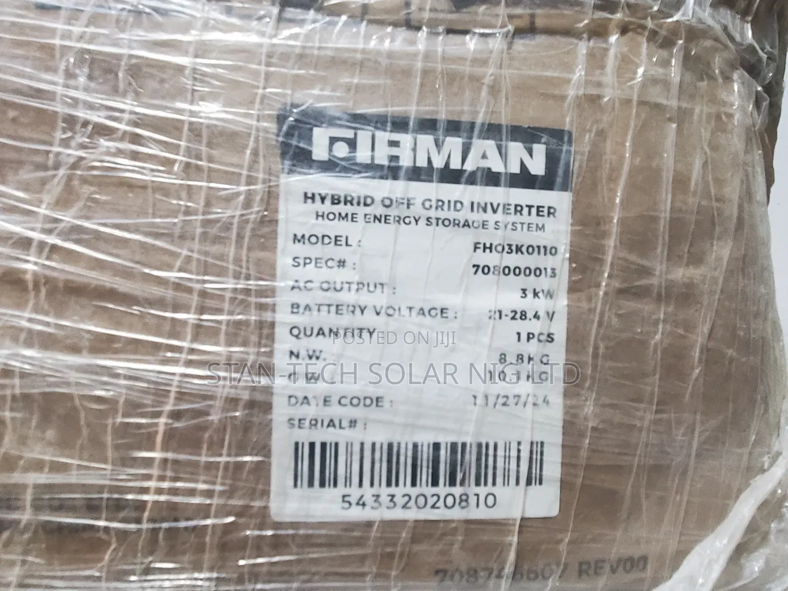 Firman 3kw 24v Hybrid Inverter