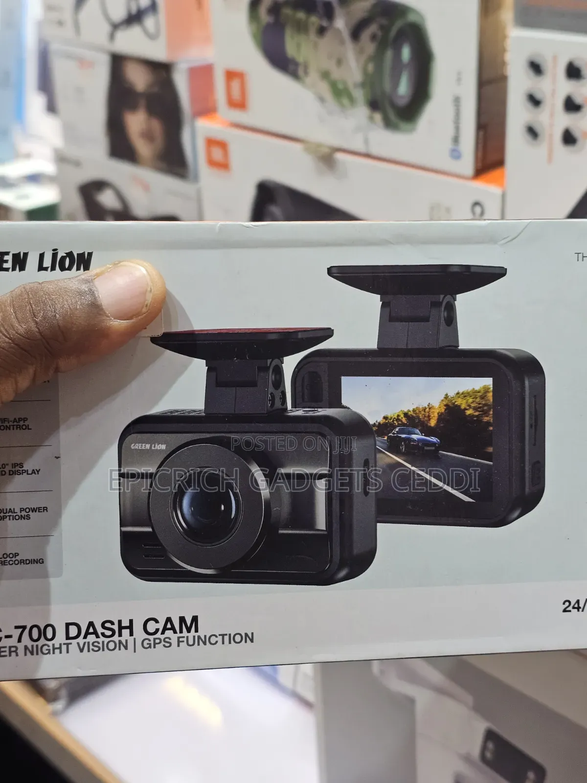 Car Dashcam Night Vision, Gps, Camera, 24/7 Parking Monitoring