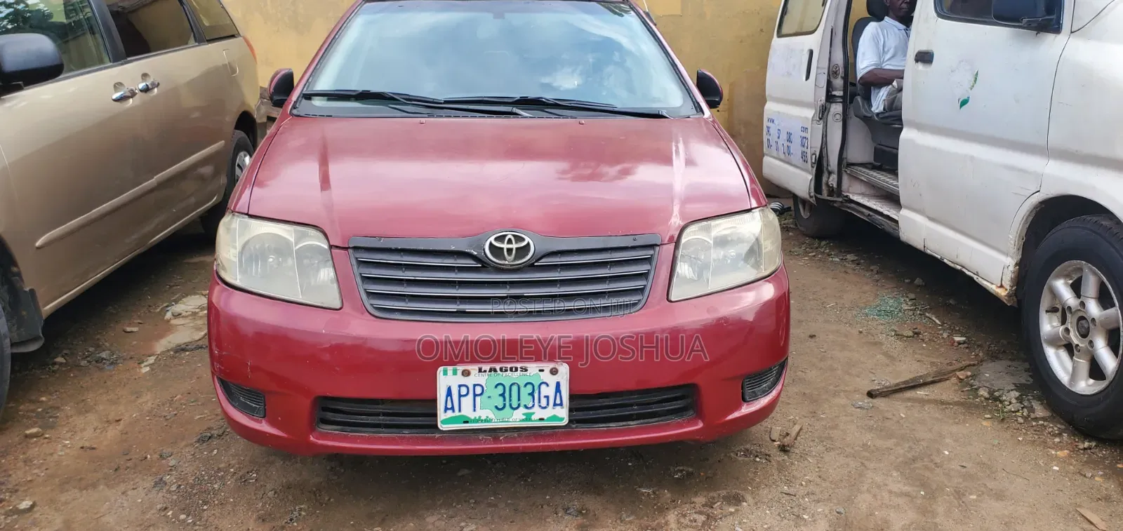 Toyota Corolla 2004 Red
