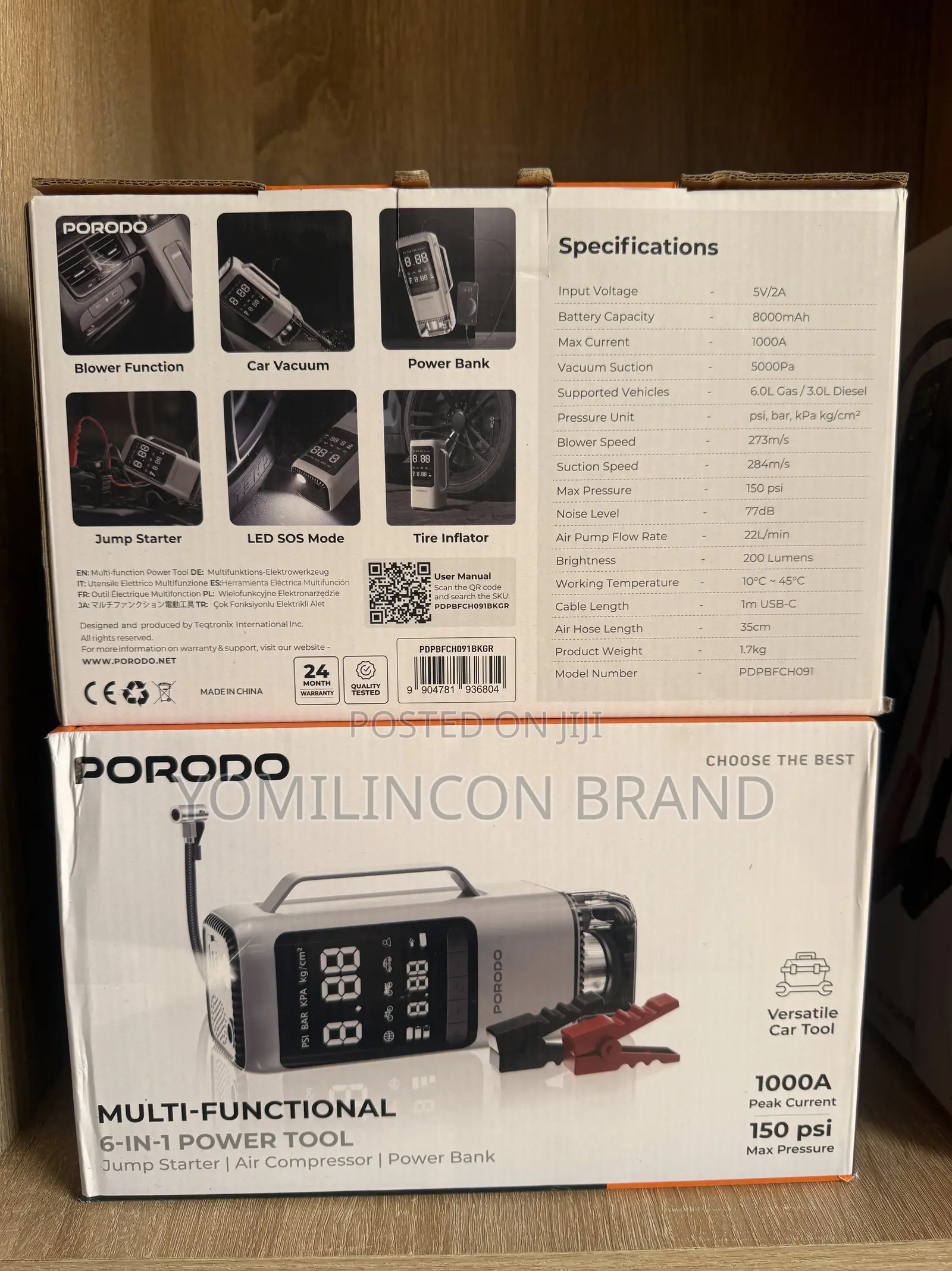 Porodo Multi-functional 6-in-1 Power Tool