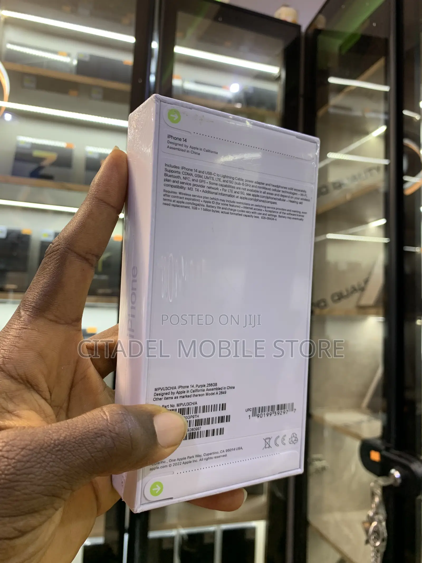 New Apple iPhone 14 256 GB Purple