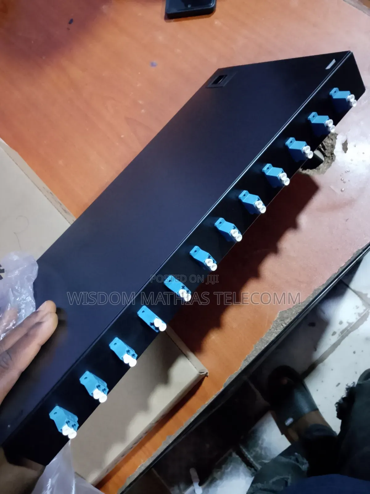24-Port Lc Fiber Optic Odf Patch Panel 1u