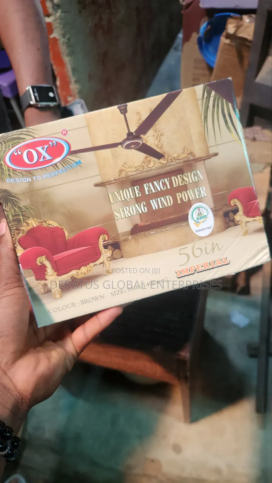 Ox 56 Inches Ceiling Fan