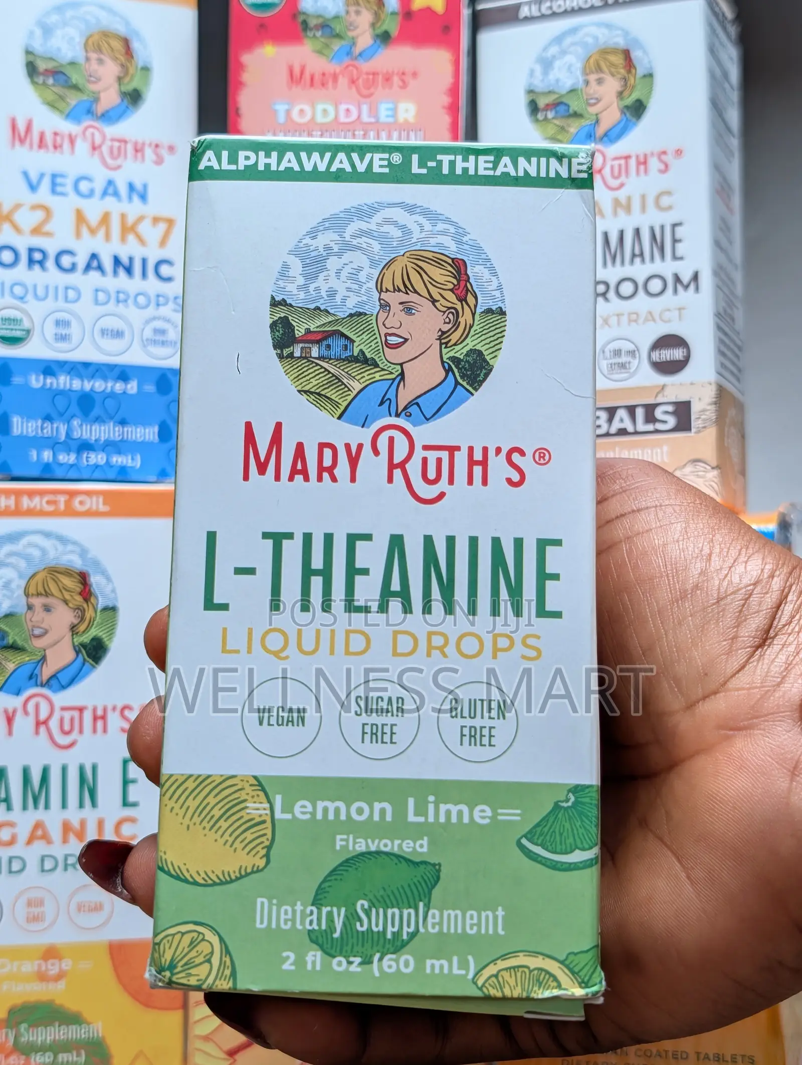 Maryruth L-Theanine 200mg - Calm, Focus, Sleep Kids Adults |