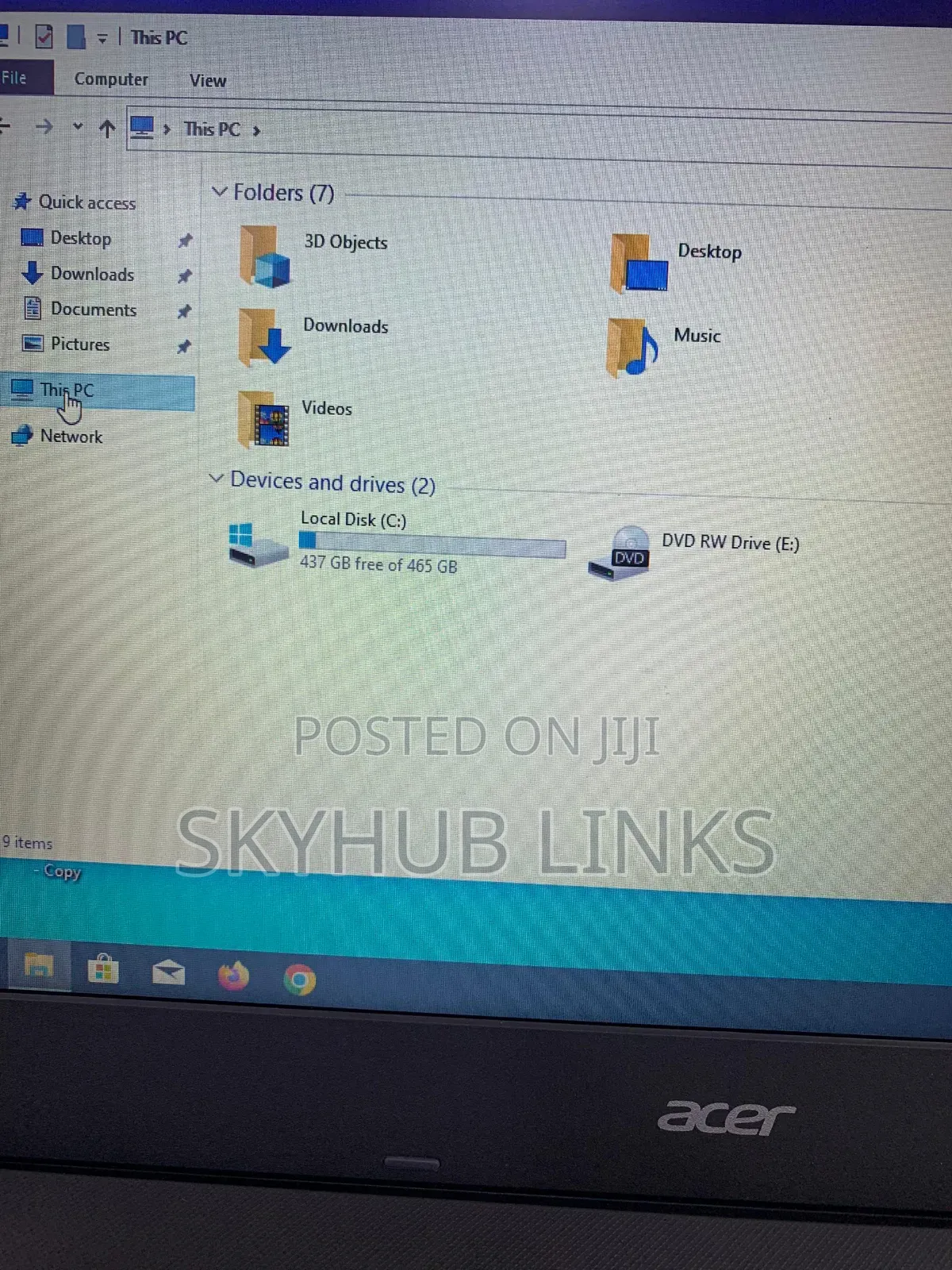 Laptop Acer Aspire E5-573 8GB Intel Core i3 HDD 500GB
