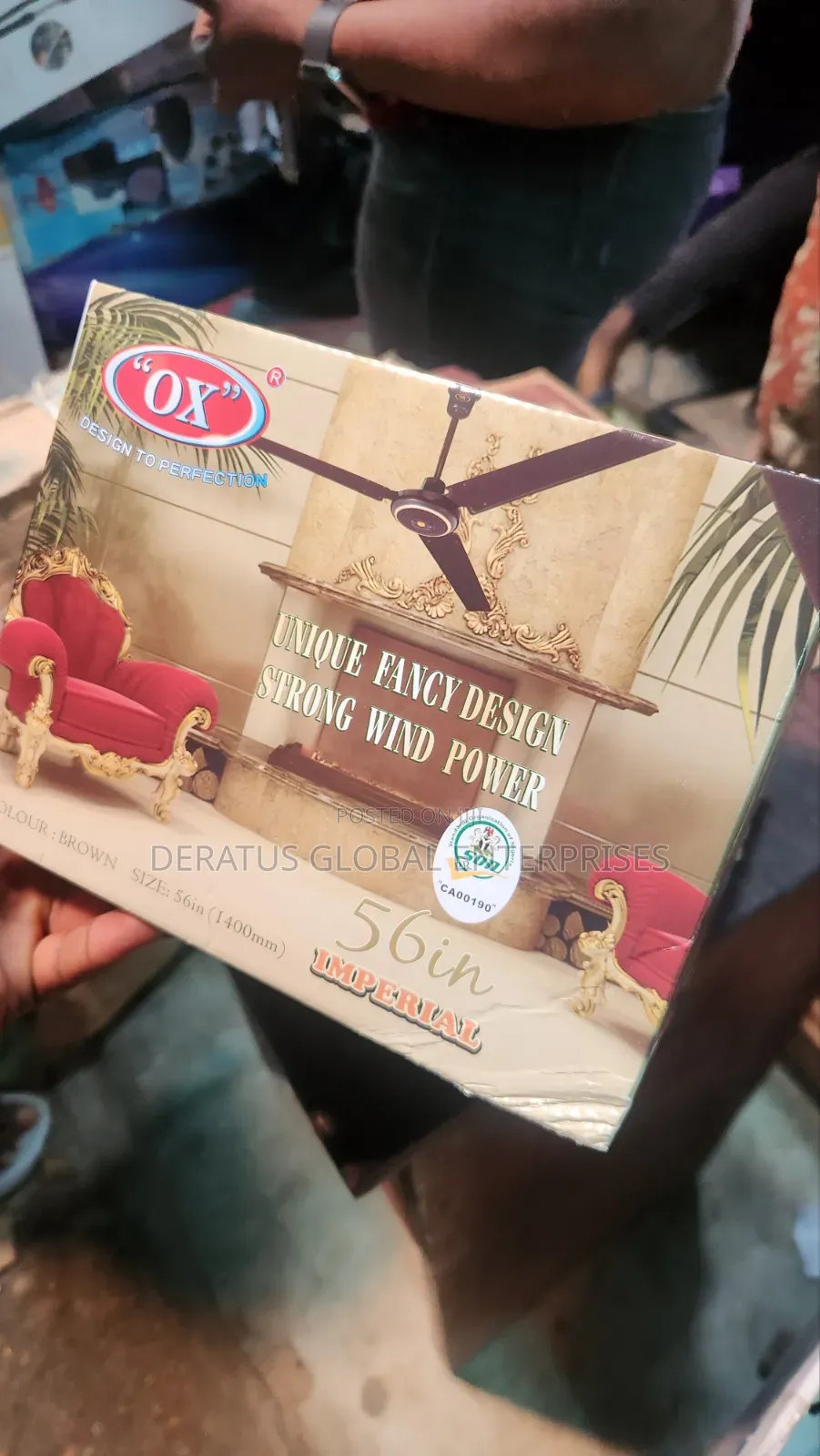 Ox Imperial 56" Ceiling Fan