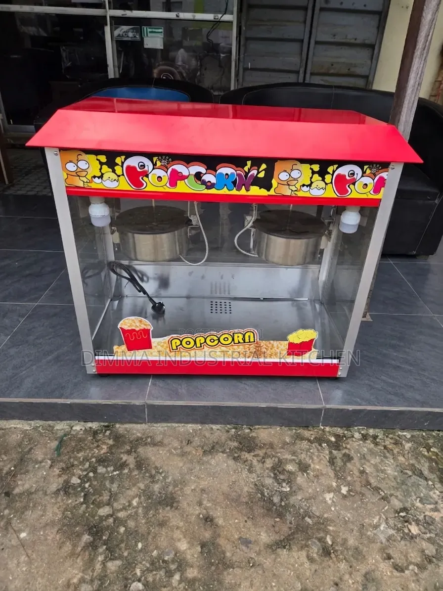 Double Pot Popcorn Machine