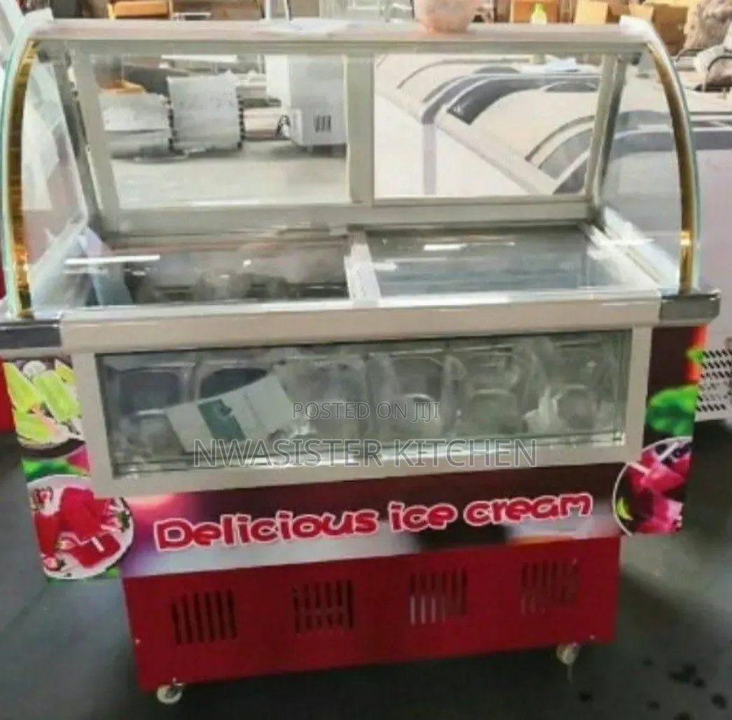 Display Ice Cream Freezer Machine