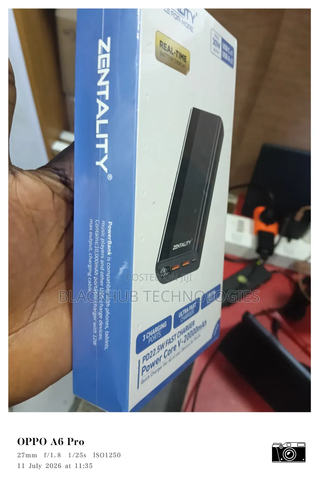 Zentality 20000mah 22.5w Power Core v Ultra Fast Powerbank