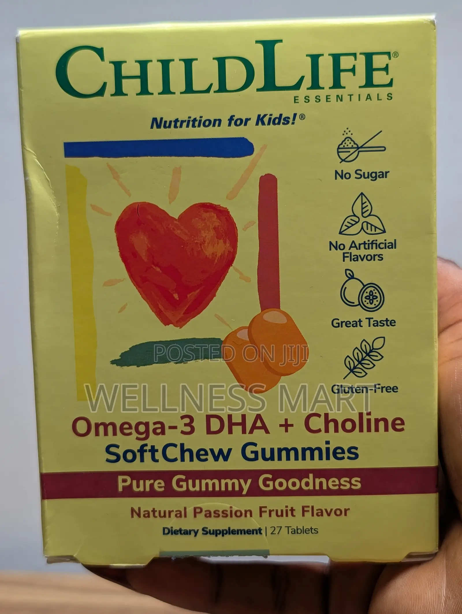 Childlife Omega-3 Dha + Choline Softmelts - Brain Support Kids