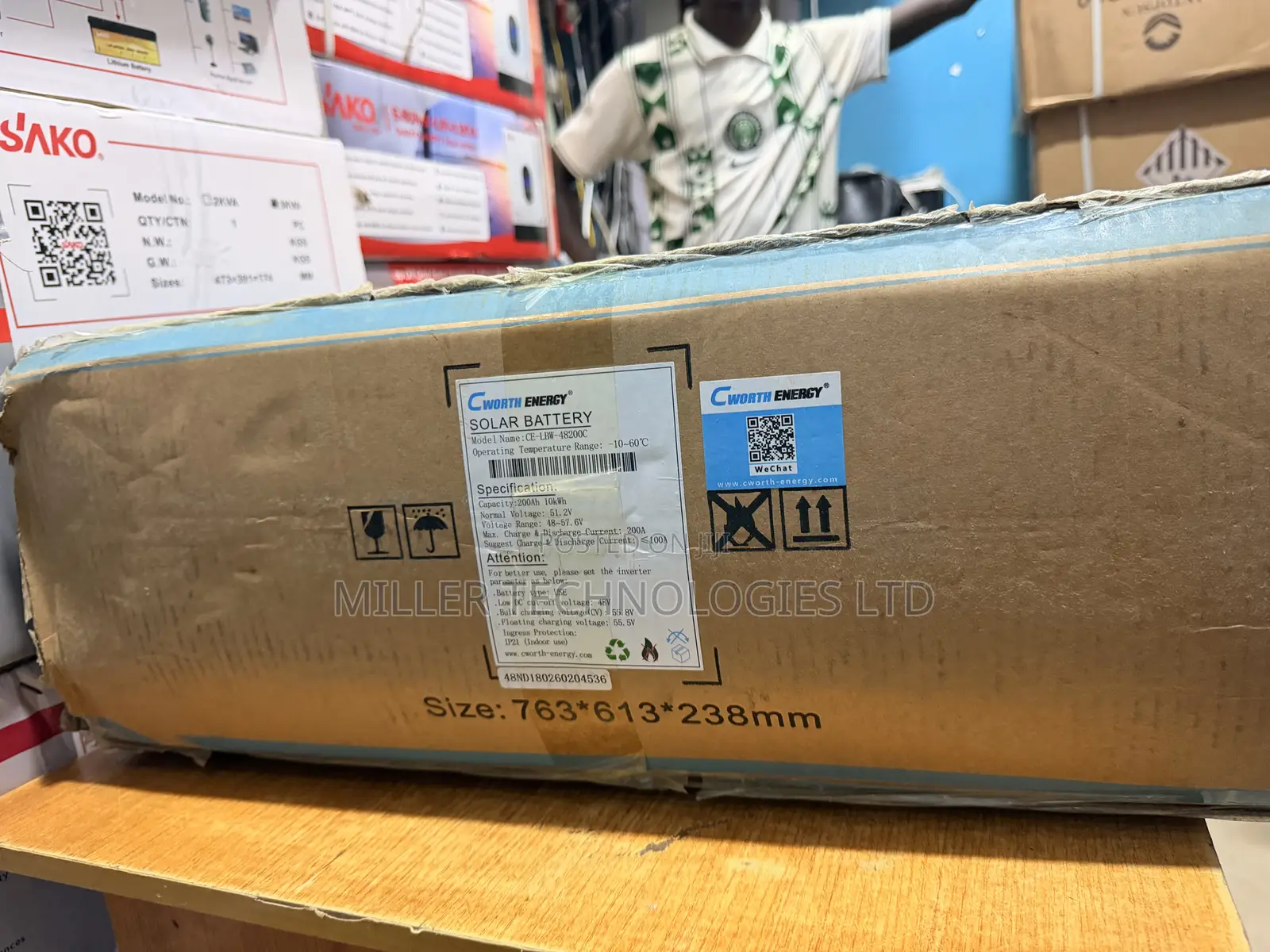 Ce-LBW-48200c (5kw) C-Worth Lithium Battery