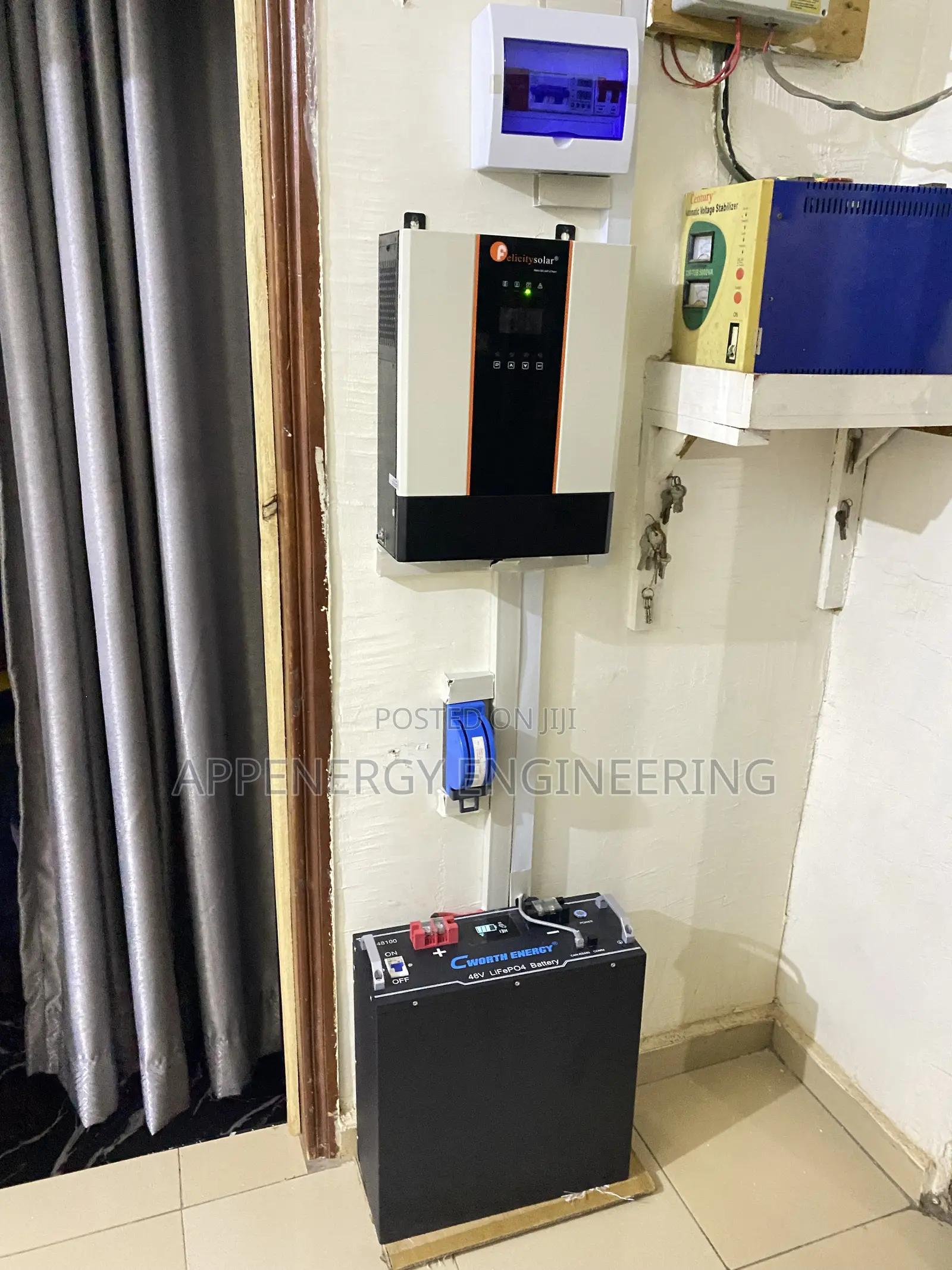 5kwh Cworth With 5kva Felicity Hybrid Inverter