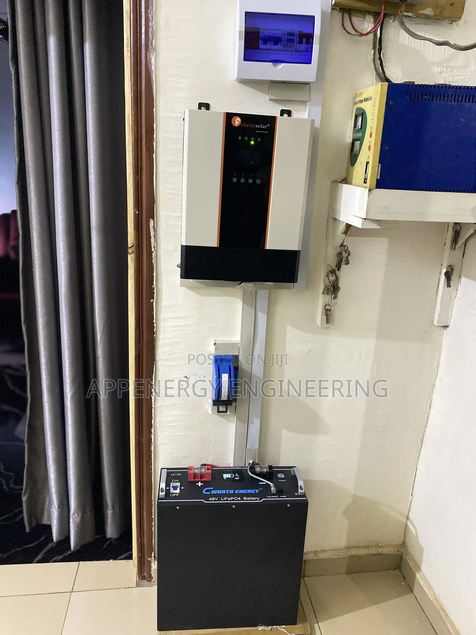 5kwh Cworth With 5kva Felicity Hybrid Inverter