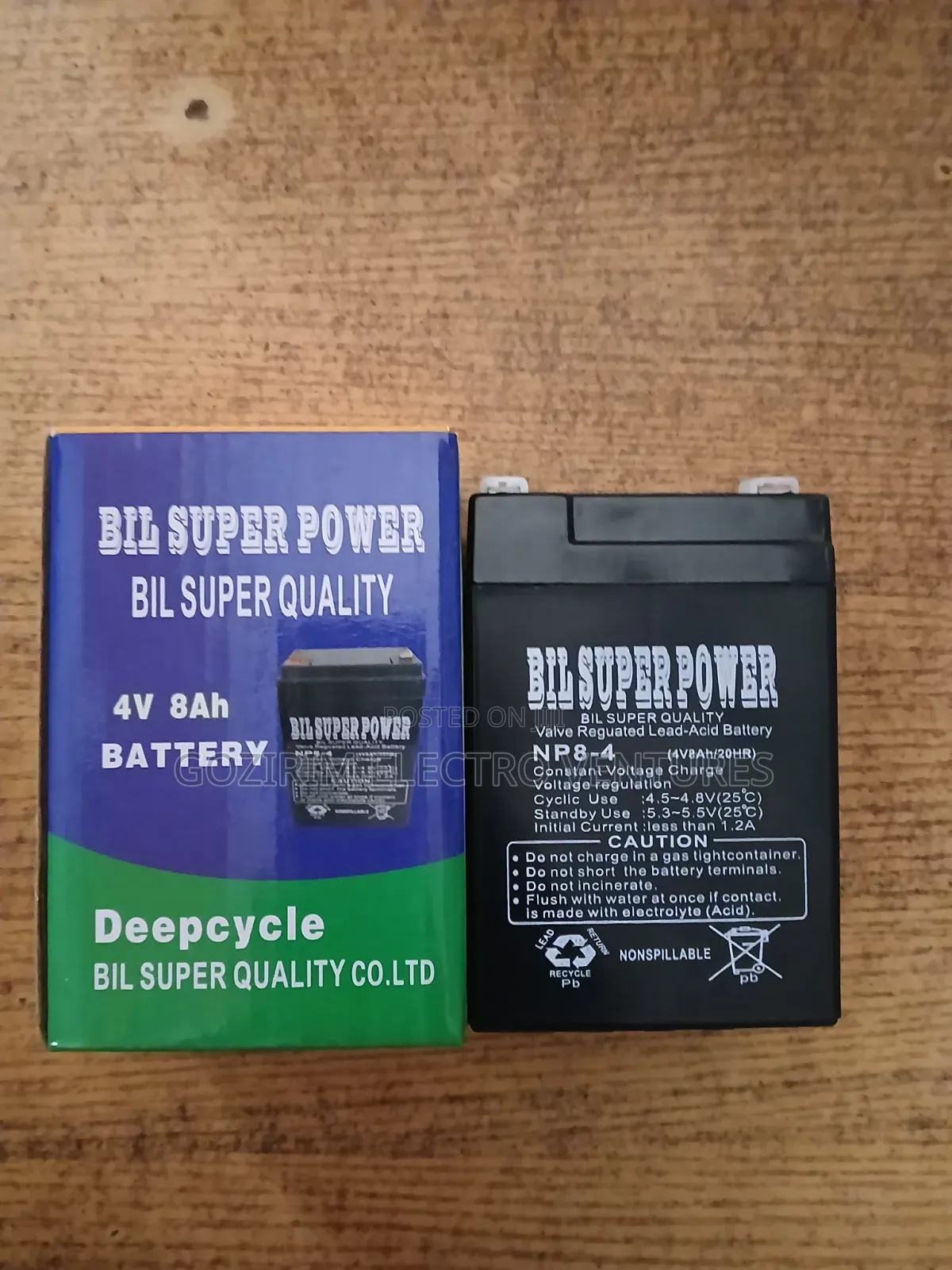 Original Panasonic Battery and Other Brands 12v and 6v Batterys